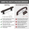 image:imageCosmas 5 Pack 1613ORB Oil Rubbed Bronze Bar Cabinet Pull  3 76mm Hole Centers Solid Steel EuroStyle Handle Includes Mounting Screws10